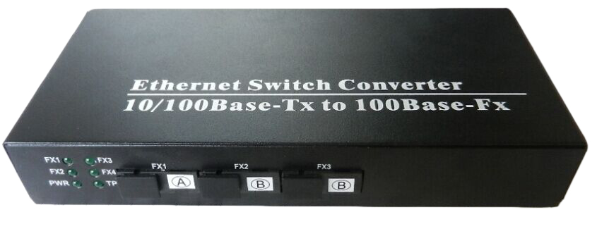 10/100M Multi-Port Media Converter